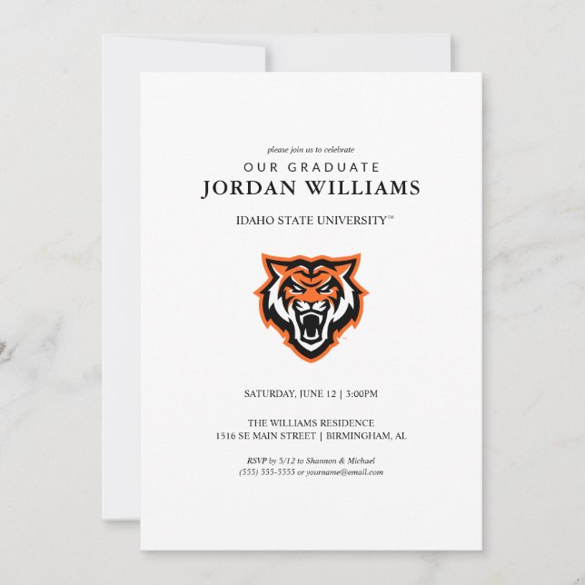 Anuncio Diseño de Espíritu de los Bengals de la Universida (Anverso)