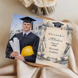 Anuncio Diseño de graduación de estudiante de arquitectura