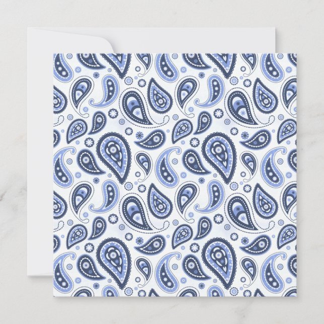 Anuncio Diseño Intrincado de Estampado de Paisley Floral (Anverso)