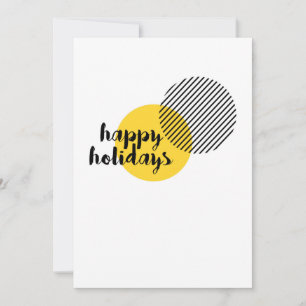 Anuncio Diseño moderno, sencillo y moderno de "Happy Holid