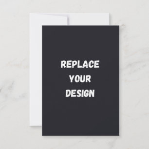 Anuncio Diseño simple negro personalizado Agregar foto o t
