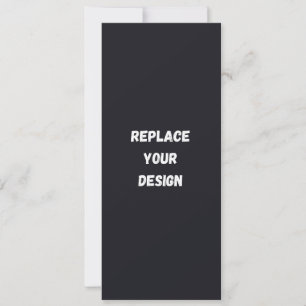 Anuncio Diseño simple negro personalizado Agregar foto o t