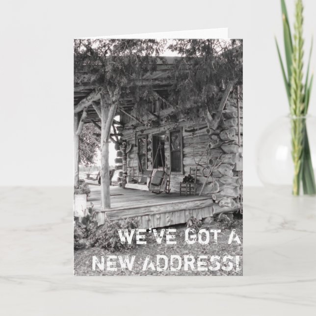 Anuncio Divertida dirección de cambio de casa Cabaña de ca (Anverso)