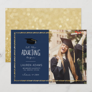 Anuncio Divertido de Graduación