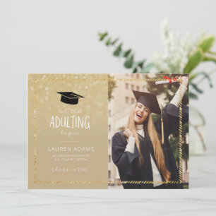 Anuncio Divertido de Graduación