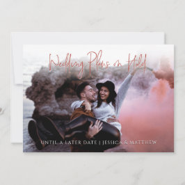 Anuncio Diviértete Foto Cambio de Fecha de Evento de Boda 