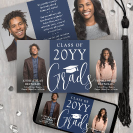 Anuncio Doble Graduación 2 Graduados Foto Conjunta Marina 