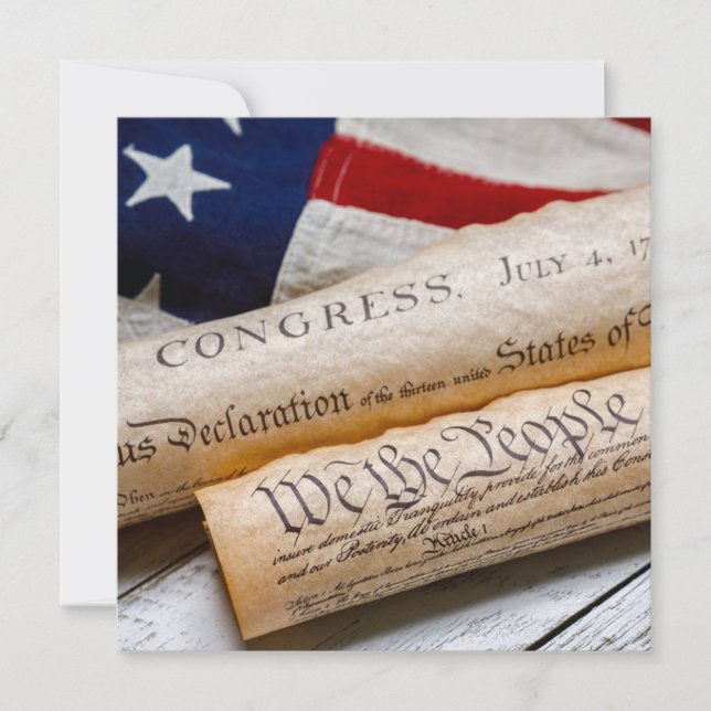 Anuncio Documentos de fundación de EE. UU. (Anverso)