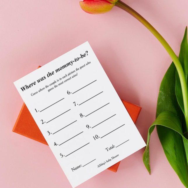 Anuncio ¿dónde estamos mami para ser el juego temático bab (Subido por el creador)