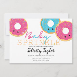Anuncio Donut Sprinkle Baby Shower Triplets