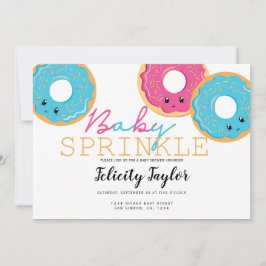 Anuncio Donut Sprinkle Baby Shower Triplets