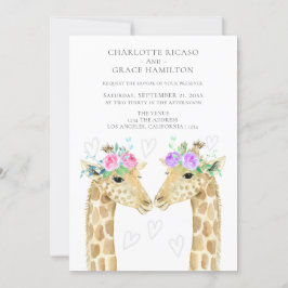 Anuncio Dos novias Giraffe Gay Boda