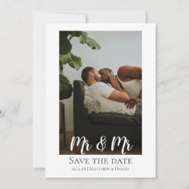 Anuncio Dos novios señores y señores foto de boda gay