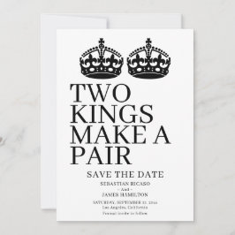 Anuncio Dos Reyes Hacen Un Boda Gay Pareja