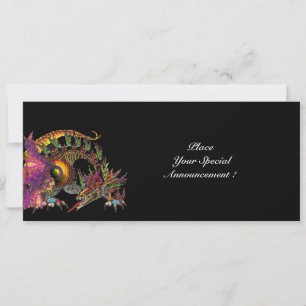 ANUNCIO DRAGO / DRAGÓN DE FANTASÍA EN ORO ROSA PÚRPURA NEG