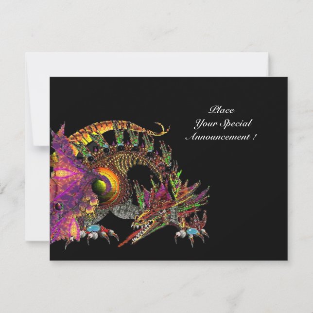 Anuncio DRAGO, negro púrpura amarillo (Anverso)