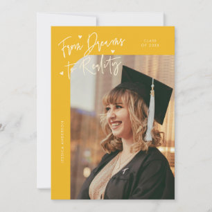 Anuncio Dreams to Reality Foto Curva Amarillo Grad