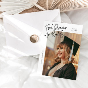 Anuncio Dreams to Reality Foto Curva Blanca Grad
