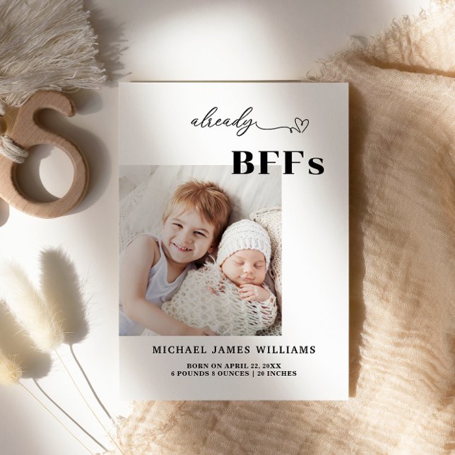 Anuncio Dulce Minimalista ya BFFs Baby (Subido por el creador)