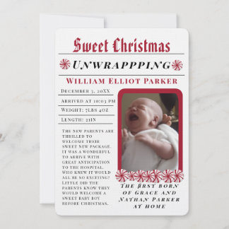 Anuncio Dulce Navidad Periódico Moderno