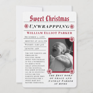 Anuncio Dulce Navidad Periódico Moderno