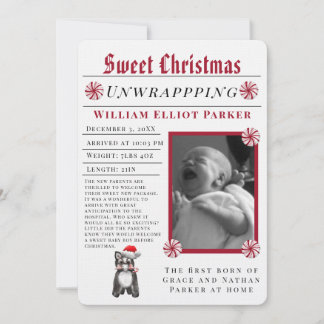 Anuncio Dulce Navidad Periódico Moderno