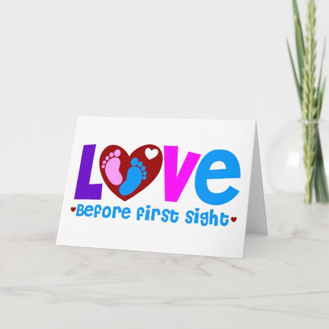 Anuncio El amor antes de la primera vista (Anverso)