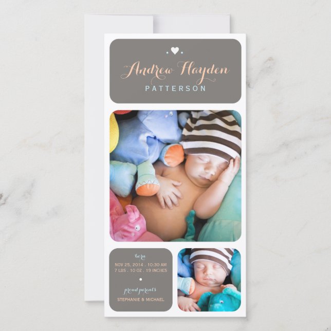 Anuncio El bebé de Dulce Dulce anuncia parto (Anverso)