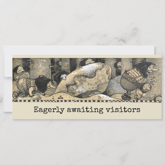 Anuncio El campo en movimiento Funny John Bauer Trolls CC1 (Anverso)