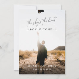 Anuncio El cielo es la clase límite de la foto de graduaci