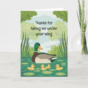 Anuncio El Día del Padre del Pato Cute Mallard