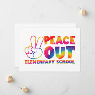 Anuncio El Día Pasado, la Escuela Primaria "Peace Out" se 