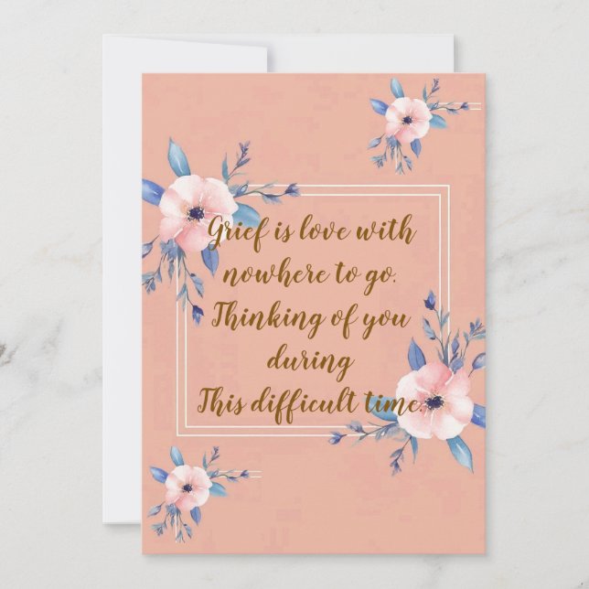 Anuncio "El dolor es amor inanclado", mejor cartas. (Anverso)