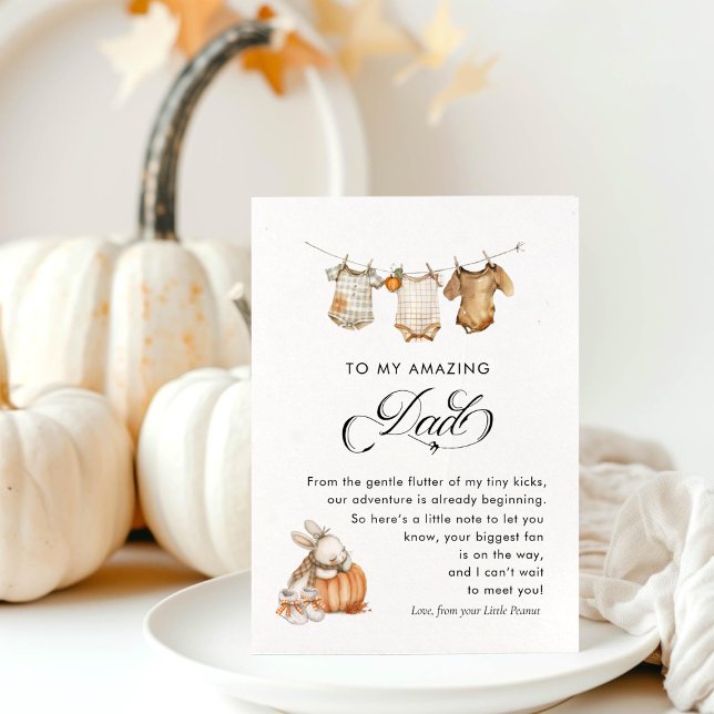 Anuncio El Embarazo En Caída Del Otoño Revela Al Marido (Autumn Fall Pregnancy Reveal To Husband Announcement)