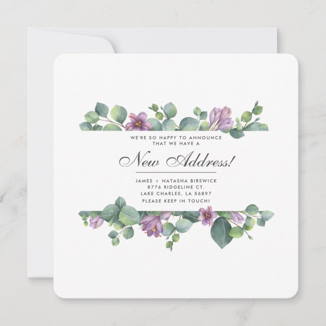 Anuncio El Eucalipto verde púrpura deja una nueva direcció (Anverso)