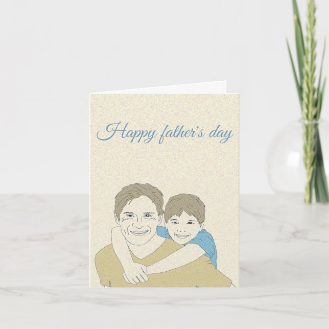 Anuncio El feliz día del padre (Anverso)