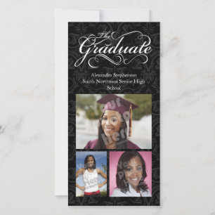 Anuncio El Graduado, Elegante Graduación Negra