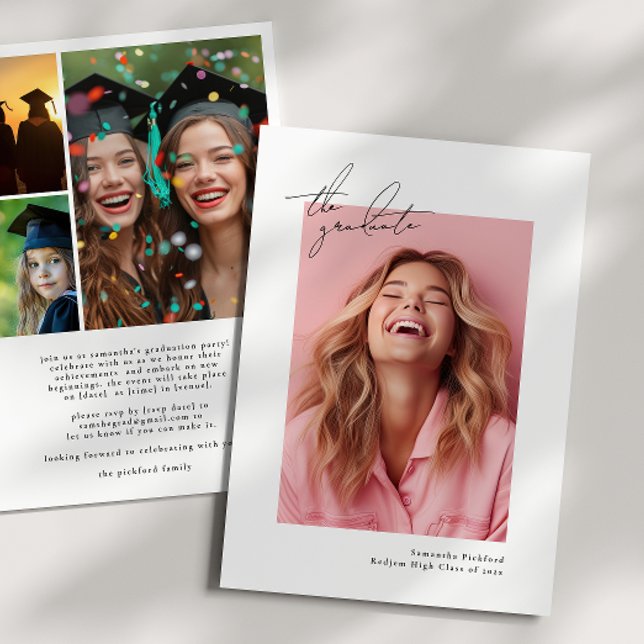 Anuncio El Graduado Personalizado Multi Photo College 2025 (Subido por el creador)