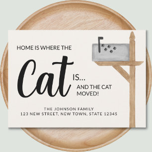 Anuncio El Hogar Es Donde El Gato Es Donde Hemos Movido Ga