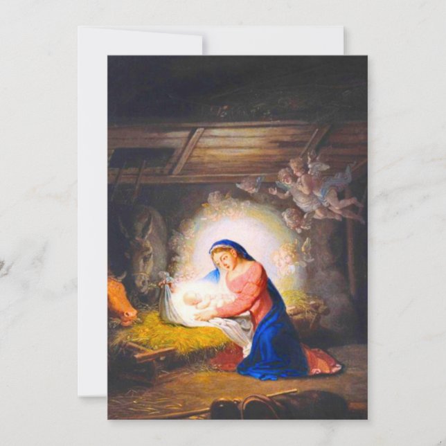 Anuncio El Nacimiento de Cristo (Anverso)