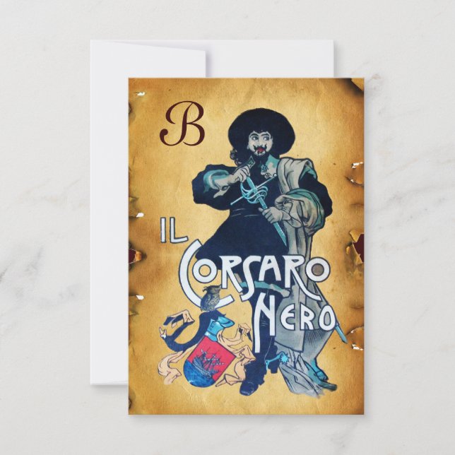 Anuncio El pergamino BLACK CORSAIR MONOGRAM (Anverso)