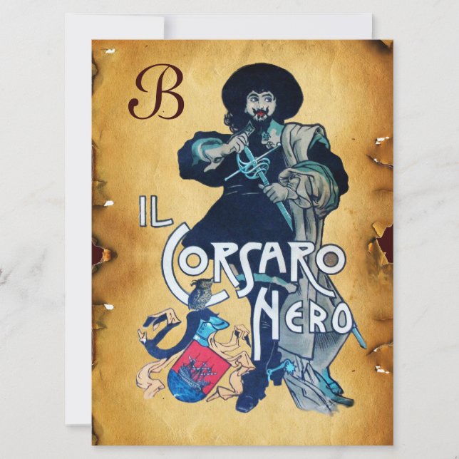 Anuncio El pergamino BLACK CORSAIR MONOGRAM (Anverso)