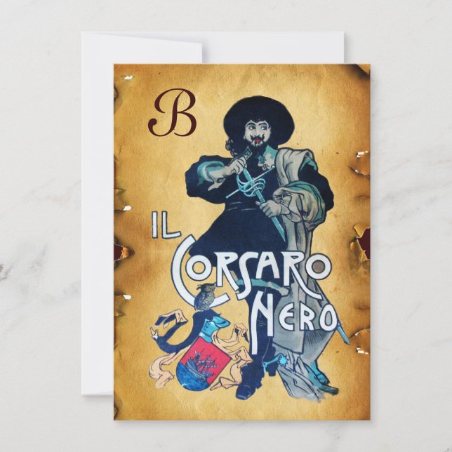 Anuncio El pergamino BLACK CORSAIR MONOGRAM (Anverso)