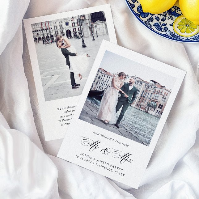 Anuncio Elegancia italiana en blanco y negro | Boda fotogr (Subido por el creador)