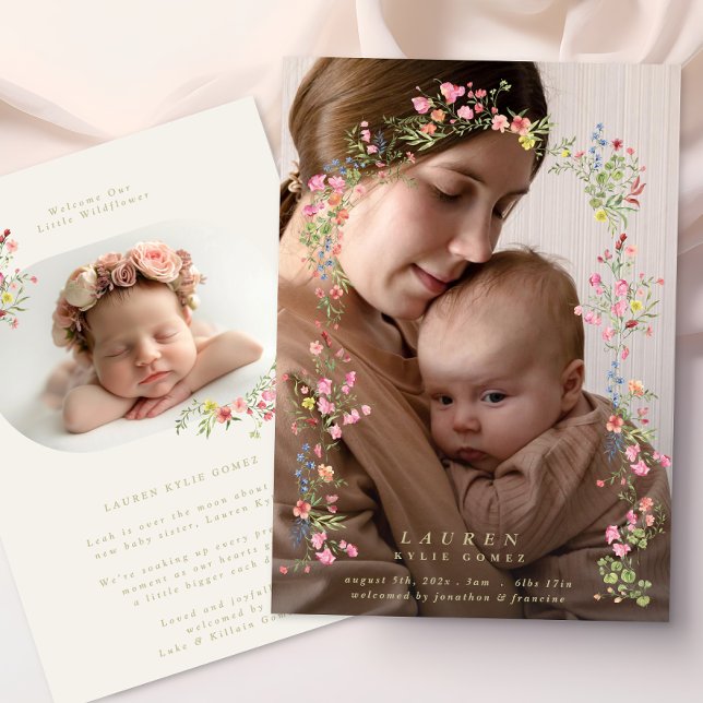 Anuncio elegant dainty floral arch spring photo baby (Subido por el creador)