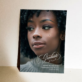 Anuncio Elegant Grad | Photo and Modern Calligraphy