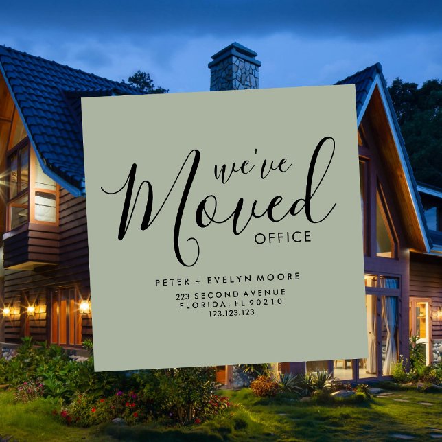 Anuncio elegant moved office business announcement (Subido por el creador)