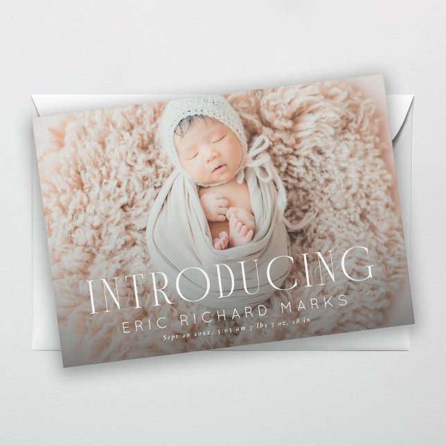 Anuncio Elegant Serif Presentando El Nacimiento De La Foto (Subido por el creador)