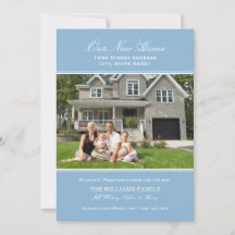 Elegante Azul Nuestro Nuevo Foto De Casa En Movimi