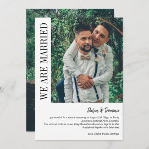 Anuncio Elegante Boda de ceremonias privadas fotográficas